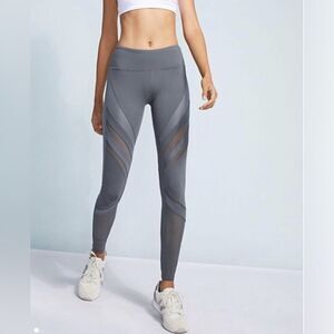 Alo Yoga High Waist Epic Legging S Anthracite Grey Contour Workout Gym Running